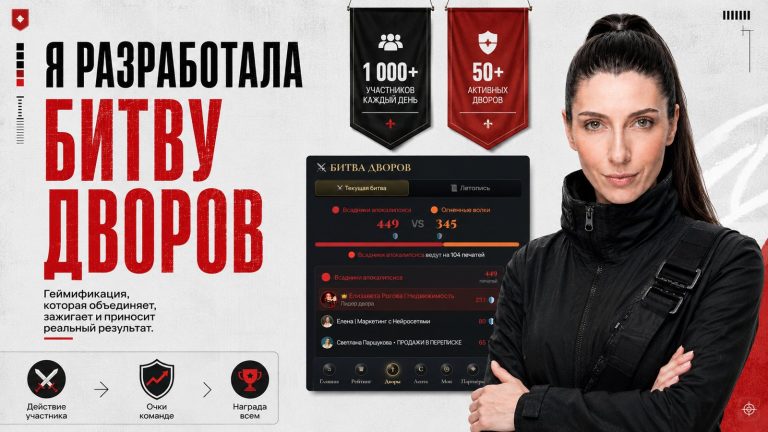 Командная геймификация Битва дворов в Челлендже Каруселей